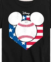 Hybrid Toddler Boys Disney Mickey Baseball Graphic T-Shirt