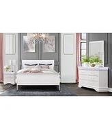 Solid Wood Five-Drawer Chest with Led Lighting for Bedroom Storage
