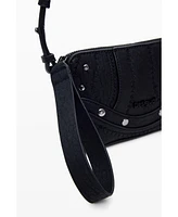 Desigual Women's Medium embroidered convertible wallet