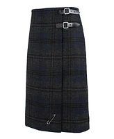 Celtic & Co. Women's Midi Celt Kilt Plaid Skirt