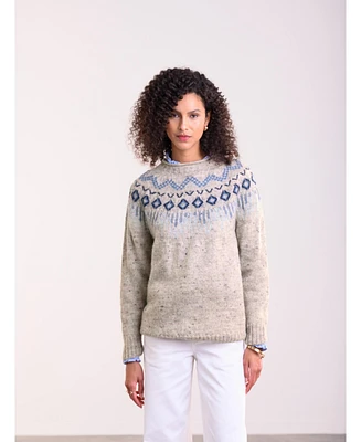Celtic & Co. Women's British Wool Fair Isle Sweater