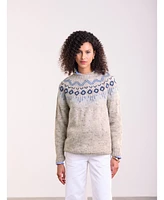 Celtic & Co. Women's British Wool Fair Isle Sweater