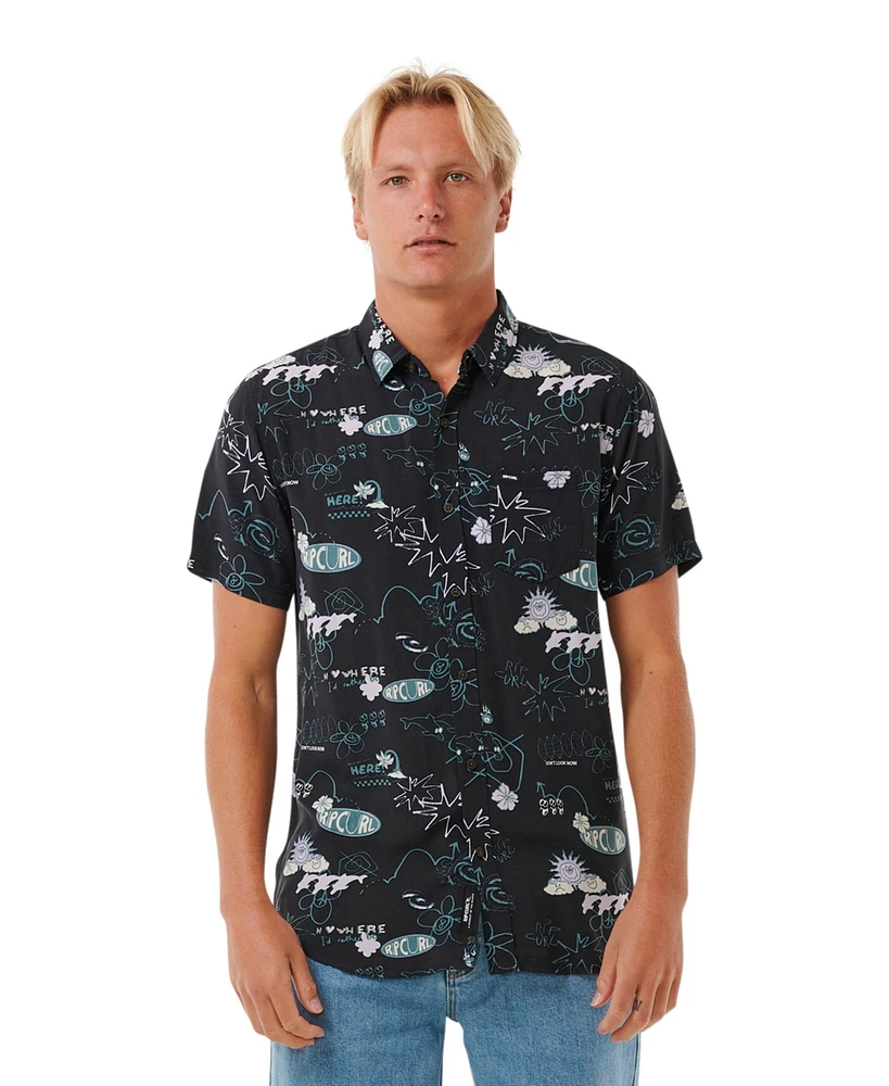 Rip Curl Men's Fun Times Short Sleeve Shirt