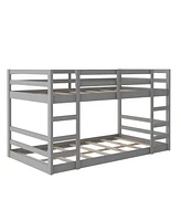 Space-Saving Dual Ladder Bunk Bed for Shared Bedrooms