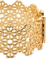 kate Spade new york Flower Lace Wide Bangle Bracelet