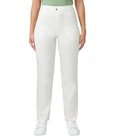 Hue Women's High-Rise Straight-Leg Pull-On Pants