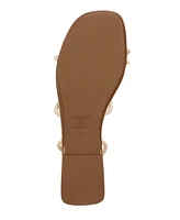 Schutz Women's Kaya Straw Flat Sandals
