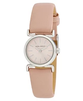 Laura Ashley Women's Quartz Pink Leather Watch,20mm