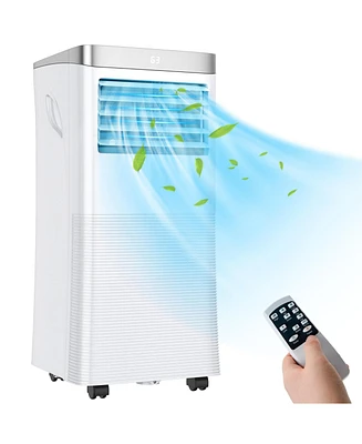 Gymax 3-in-1 Portable Air Conditioner 10,000 Btu Ashrae Air Cooler w/ 24H Timer