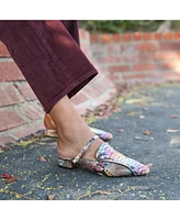 Alterre Women's Painted Snake Twiggy Customizable Pointed Loafer Slides