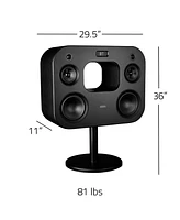 Fluance Fi70W Three-Way Wireless High Fidelity Music System with Powerful Amplifier & Dual 8" Subwoofers (Lucky Bamboo)