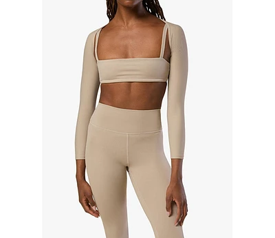 WeWoreWhat Women's 3/4 Dancer Sleeve Top
