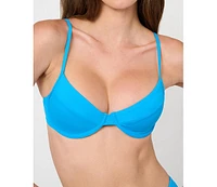 WeWoreWhat Women's Full Coverage Underwire Bikini Top