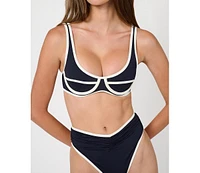 WeWoreWhat Women's Scoop Underwire Top
