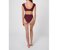 WeWoreWhat Women's High Waisted Sailor Bottom