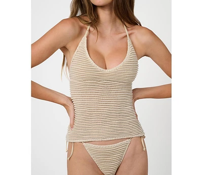 WeWoreWhat Women's Crochet Tankini