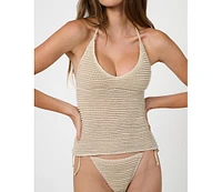 WeWoreWhat Women's Crochet Tankini