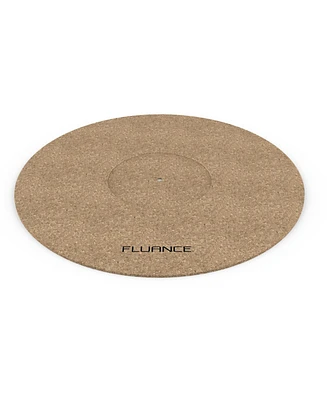 Fluance Turntable Cork Platter Mat - Audiophile Grade Improves Sound & Performance for Vinyl Record Players (TA21)