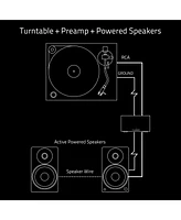 Fluance PA10 High Fidelity Phono Preamp (Preamplifier) with Riaa Equalization for Mm Turntables/Vinyl Record Players