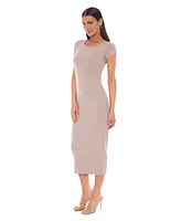 Bebe Women's Rib Maxi T-Shirt Dress