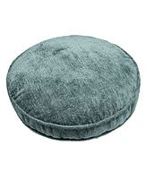 Edie@Home Delmonico Chenille Decorative Pillow, 16" Round