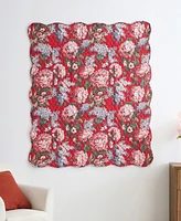 Greenland Home Fashions Cotton Reversible Quilted Throw, 50" x 60"