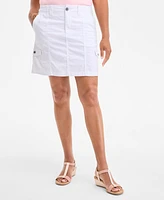 Style & Co Women's Zig-Zag Cargo Pocket Skirt, Exclusively at Macy's