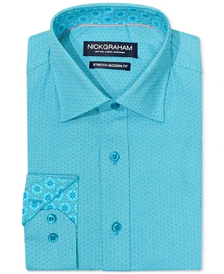 Nick Graham Men's Kaleidoscope Star Dress Shirt