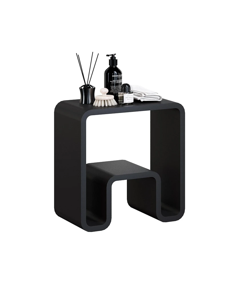 Casainc Freestanding Solid Surface Bathroom Shower Stool