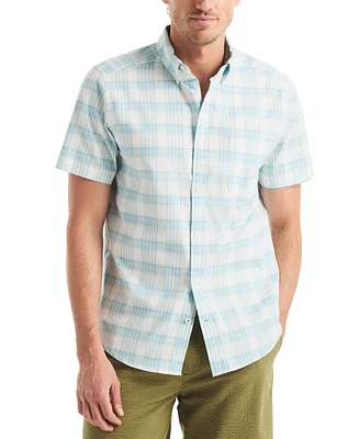 Nautica Men's Classic-Fit Plaid Button-Down Oxford Shirt