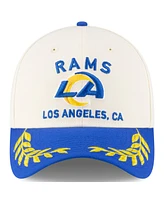 New Era Men's Cream/Royal Los Angeles Rams 2025 Nfl Draft 39THIRTY Flex Hat