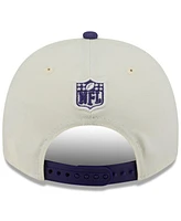 New Era Men's Cream/Purple Baltimore Ravens 2025 Nfl Draft A-Frame 9FIFTY Snapback Hat