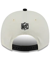 New Era Men's Cream/Black New Orleans Saints 2025 Nfl Draft A-Frame 9FIFTY Snapback Hat