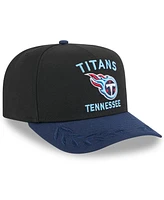 New Era Men's /Navy Tennessee Titans 2025 Nfl Draft A-Frame 9FIFTY Snapback Hat