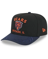 New Era Men's /Navy Chicago Bears 2025 Nfl Draft A-Frame 9FIFTY Snapback Hat