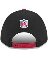 New Era Men's Black/ Cardinal Arizona Cardinals 2025 Nfl Draft 9FORTY A-Frame M-Crown Adjustable Hat