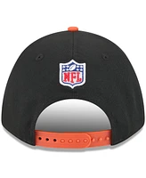 New Era Men's Black/Orange Cincinnati Bengals 2025 Nfl Draft 9FORTY A-Frame M-Crown Adjustable Hat
