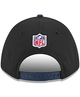 New Era Men's Black/Navy New England Patriots 2025 Nfl Draft 9FORTY A-Frame M-Crown Adjustable Hat