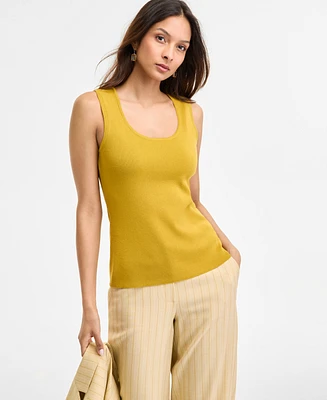 Tahari Asl Women's Sleeveless Sweater Tank Top, Regular & Petite