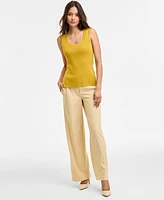 Tahari Asl Women's Sleeveless Sweater Tank Top, Regular & Petite