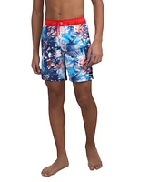 Hurley Big Boys Distorted Palm Swim Shorts