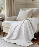 Levtex Ballou Enzyme Washed Quilted Throw, 50" x 60"