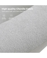 Modern Asser Slipcovered Swivel Chair