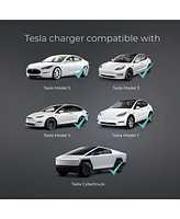 Lectron Level 1 Tesla Ev Charger (WiFi) with App Control - 120V, 12 Amp, & 16 ft Cord - Portable Charger for Tesla EVs with Nema 5-15 Plug