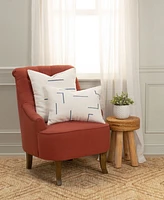 Rizzy Home Glam Striped Woven Decorative Pillow