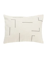 Rizzy Home Glam Striped Woven Decorative Pillow