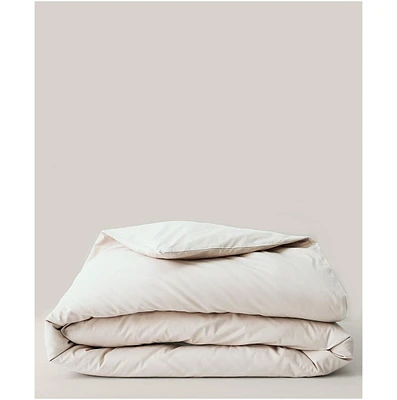 Organic Cotton Cool-Air Percale Duvet Cover - Full/Queen