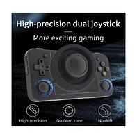 RG35xx h Retro Game Emulator 35xxh with a 128G Card Pre-Loaded Games 3.5'' Ips Screen Supports 5G WiFi Bluetooth Hdmi and Tv Output