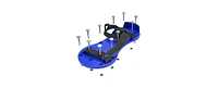 Bon 82-799 Spiked Sandals - Plastic