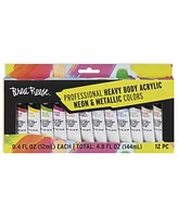 Professional Heavy Body Acrylic: Neon & Metallic